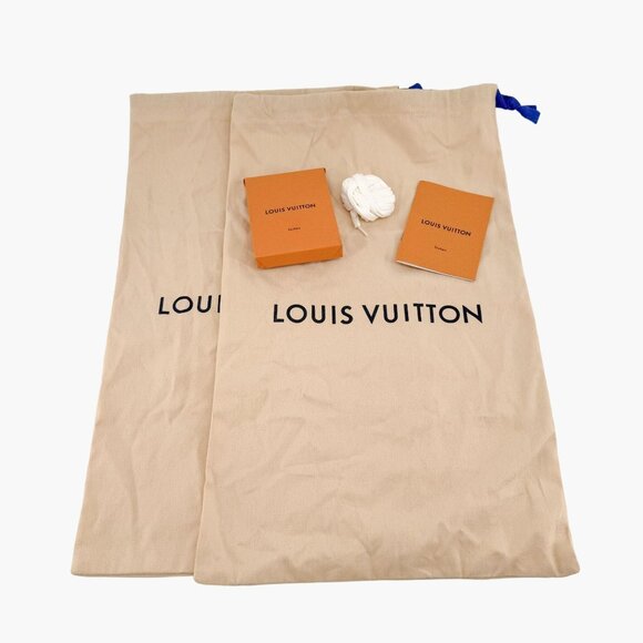 Louis Vuitton High Top Sneaker Boot EU 37 US 7 Brown LV Monogram Trainer Bootie - Picture 12 of 14